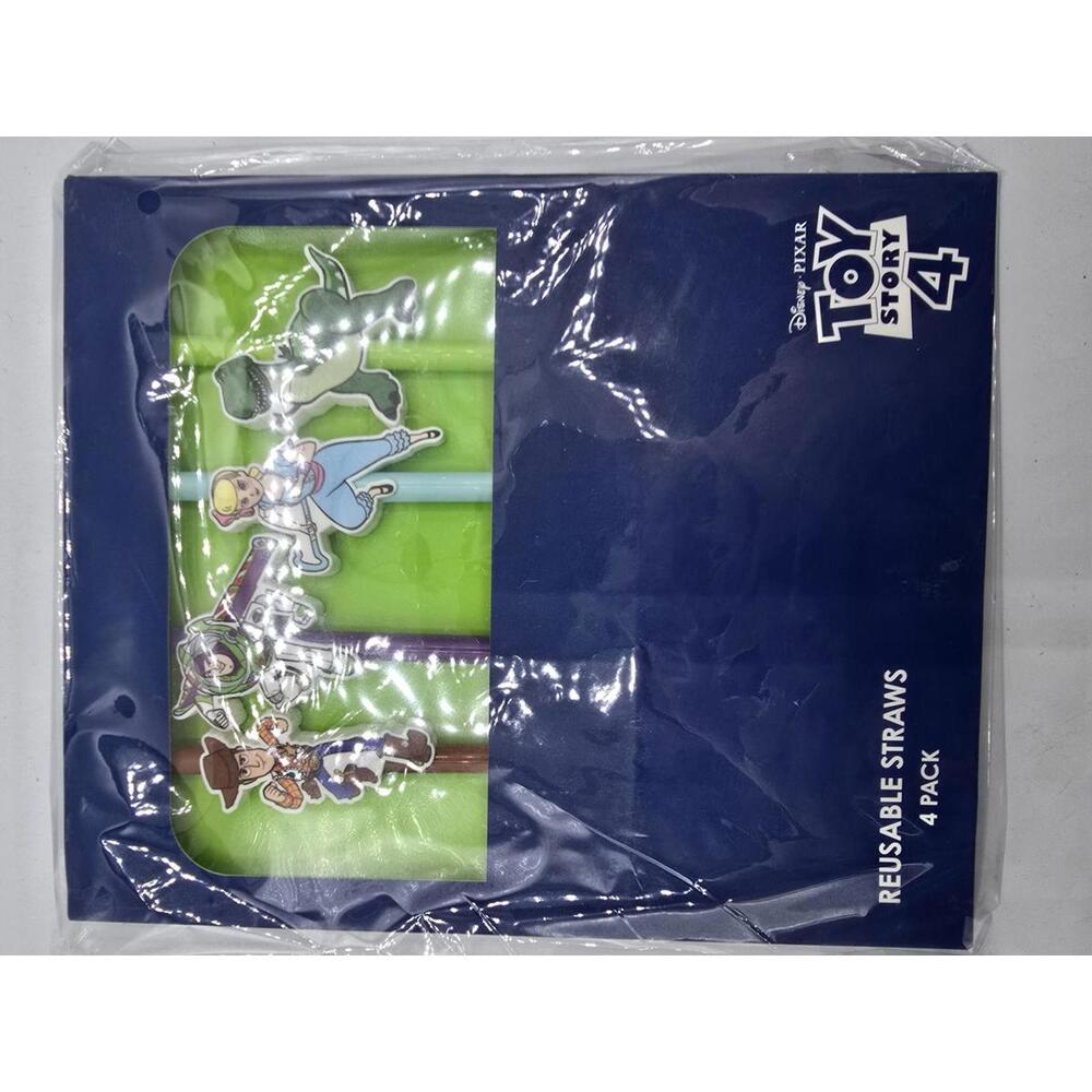 Toy Story 4 Reusable Straws 4 Pack